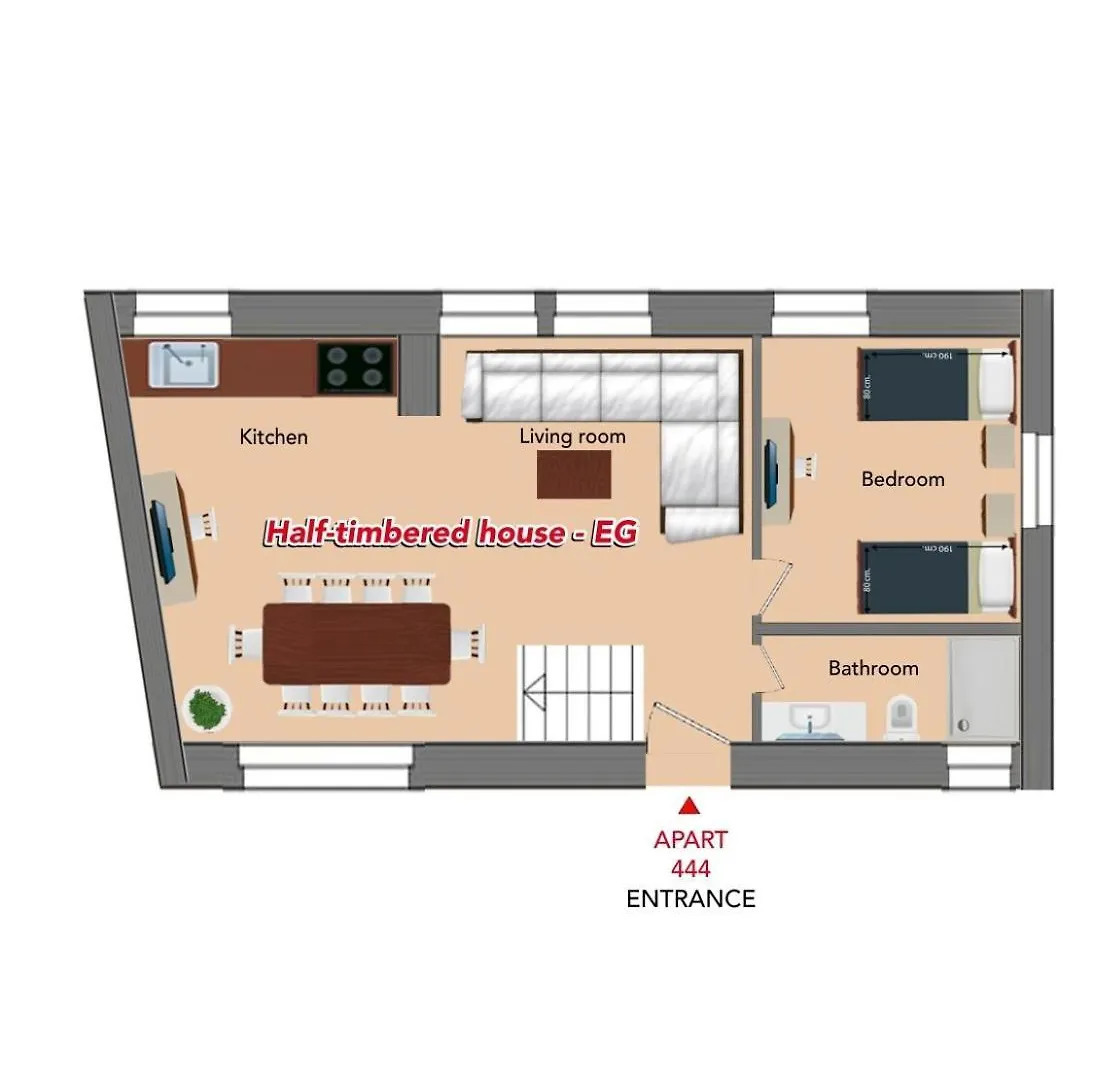 Lejlighed Ny-Golden Apartments-Dortmund Airport Tyskland